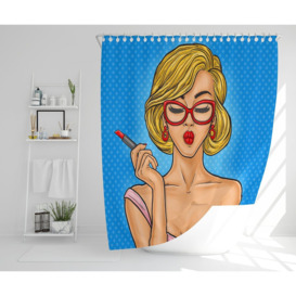 Ellajo 13 Piece Polyester Shower Curtain Set