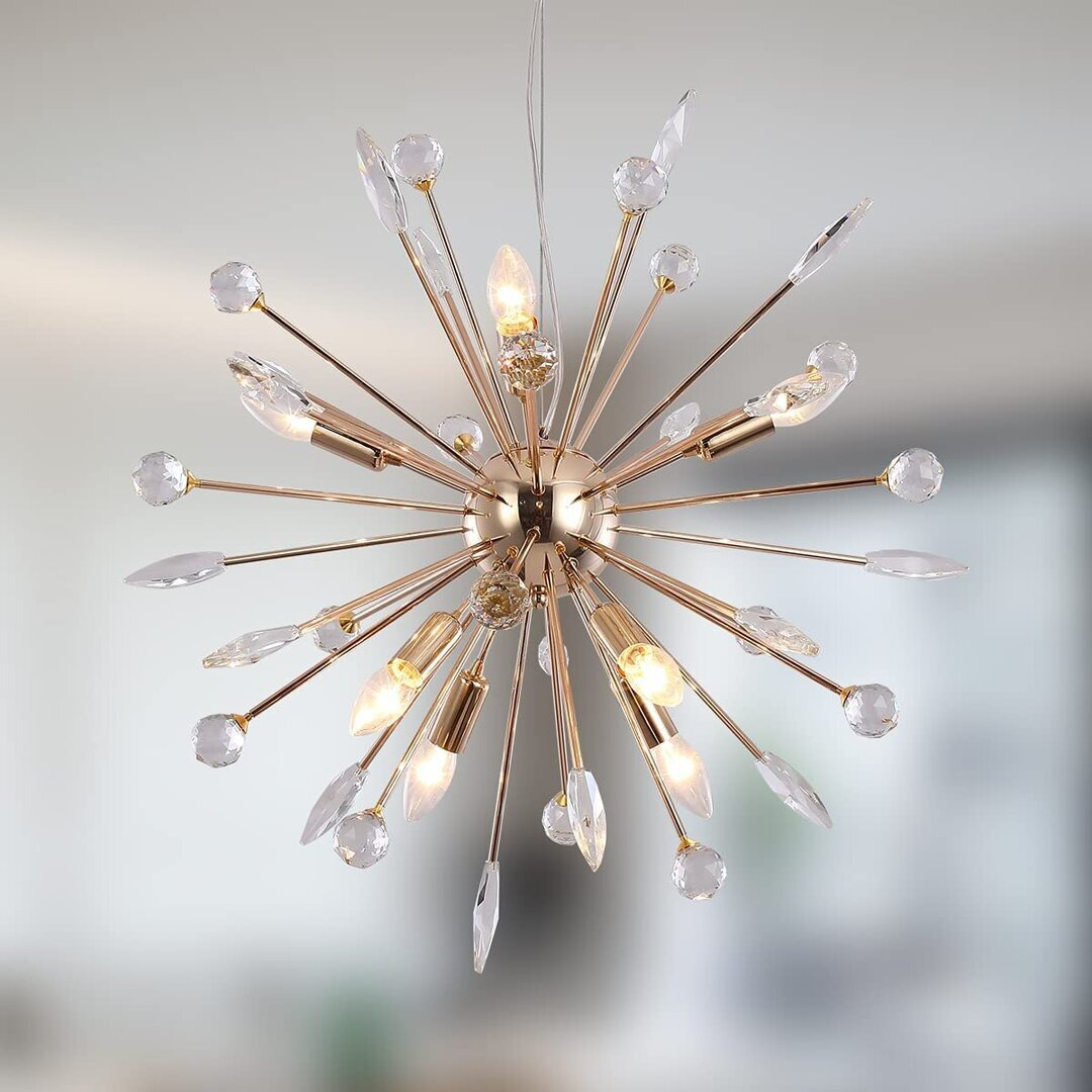 8-Light Sputnik Crystal Chandelier