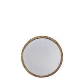 Hector Mirror Round Small Natural 500x500x30mm
