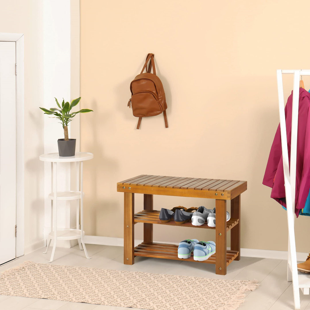 Storage Bench Wayfair Tier Shoe Rack 12 Pair Shoe Storage Bench By