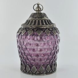 Mattis 14Cm Purple Table Lamp