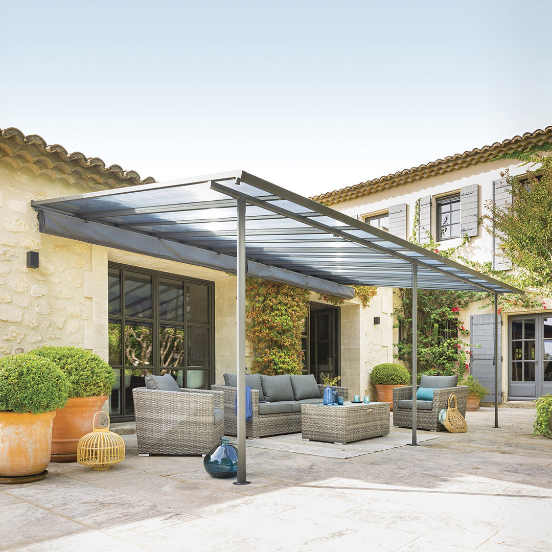 Belize Graphite Grey Pergola
