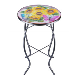 Sayre Round 35.5 Cm L Outdoor Side Table