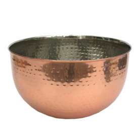 Mataram Metal Decorative Bowl in Copper
