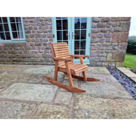 Outdoor Bandani Rocking Solid + Manufactured Wood Chair