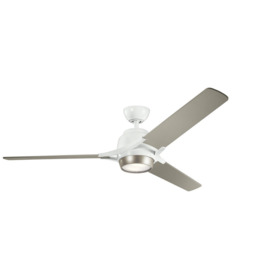 60Cm Eisenhower 3 - Blade LED Ceiling Fan with Remote Control and Light Kit Included