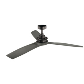 56Cm Teanna 3 - Blade Ceiling Fan with Remote Control and Light Kit Included