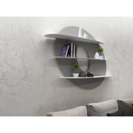 Iperbole Wall Bookcase - White