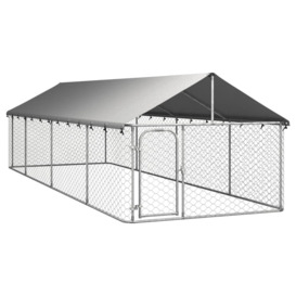 Archie & Oscar Outdoor Dog Kennel With Roof 400X100x150 Cm