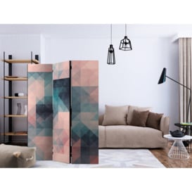 Room Divider - Pixels (Green And Pink) [Room Dividers]