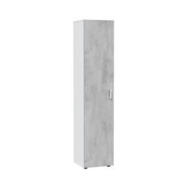 Reno Auxiliary Cabinet With 1 Door And 3 Shelves, Tall Column Cabinet, 41X37H182 Cm