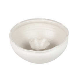 Ceramic Abstract Decorative Bowl in Beige