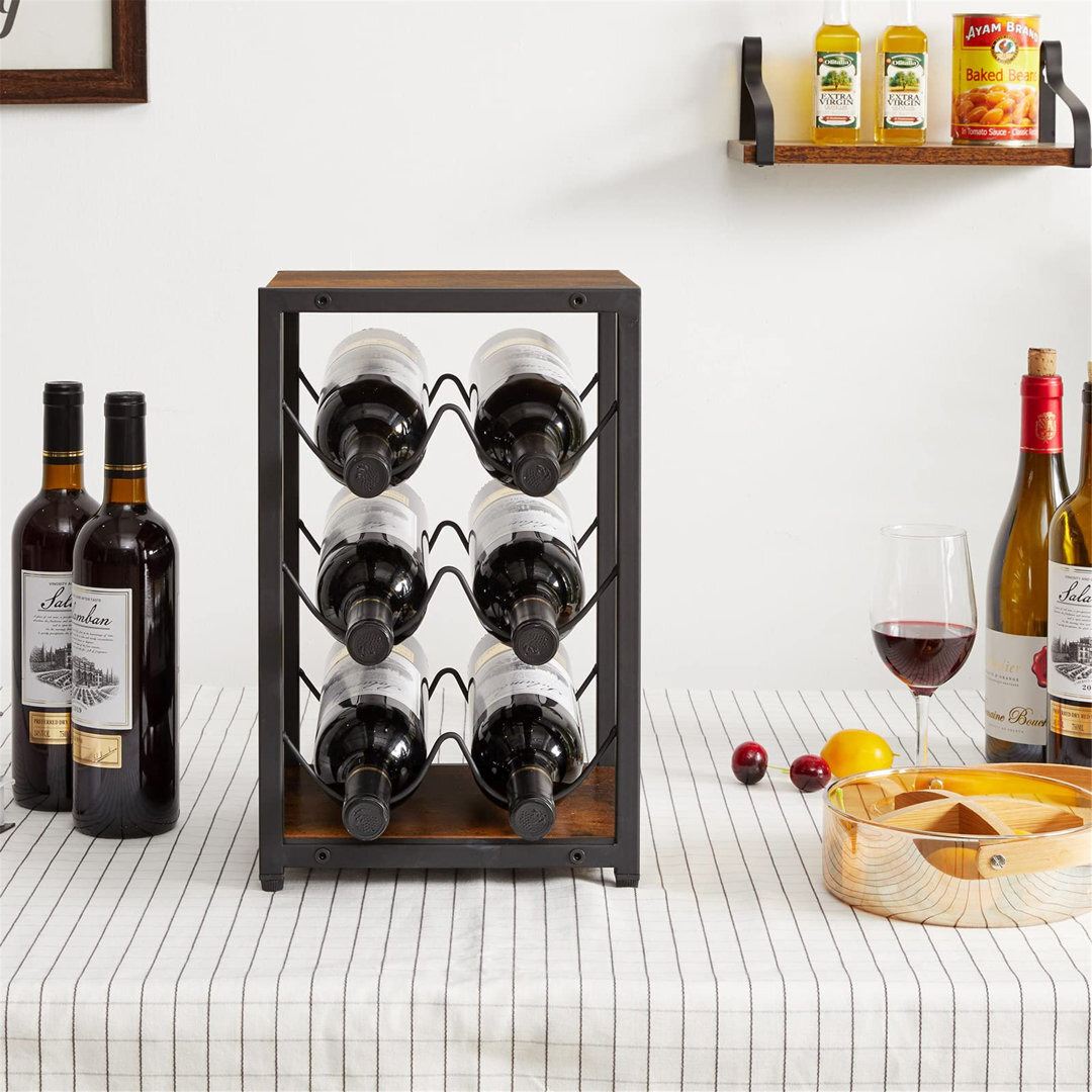 Wine Organizer Bottle Countertop Wine Rack Kitchen Countertop