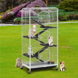 4-Tier Rolling Pet Cage