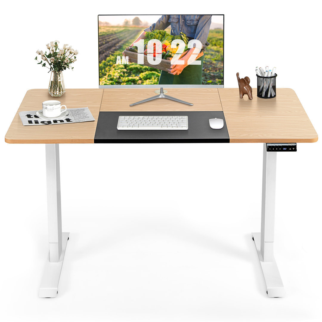 140Cm W Height Adjustable Rectangular Standing Desk