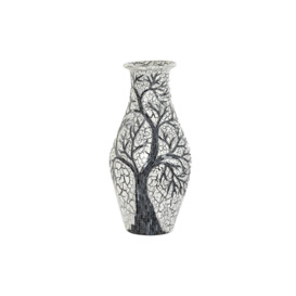 Black/White 60Cm Terracotta Table Vase
