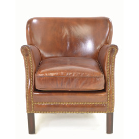 Tarcienne 66Cm Wide Genuine Leather Club Chair by Wayfair