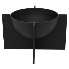 Ivandro Metal Decorative Bowl in Black