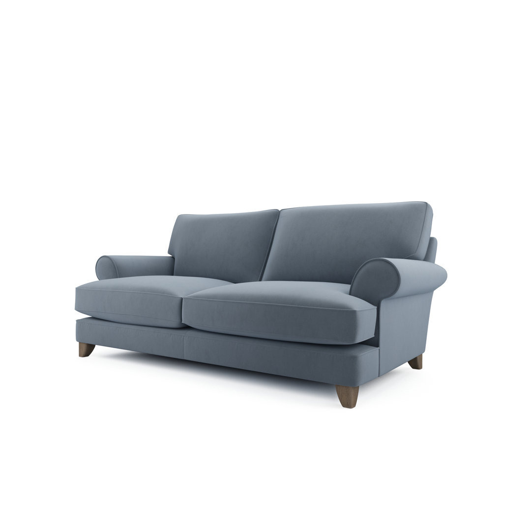 Amaja 205Cm Scroll Arm Sofa