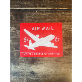Air Mail Stamp Wall Décor