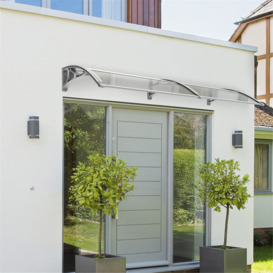 Annilee Front Door Canopy Outdoor Awning, Rain Shelter For Back Door, Porch, Patio, Window, 200 X 80 Cm