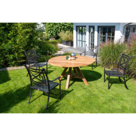 Angleton Round Outdoor Dining Table