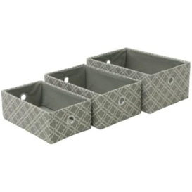 MantraRaj Cardboard Storage Basket Multipurpose Stackable Organiser for Home Office