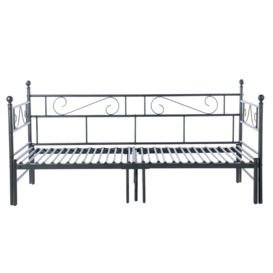 Antwaune Single (3') Steel Daybed with Trundle
