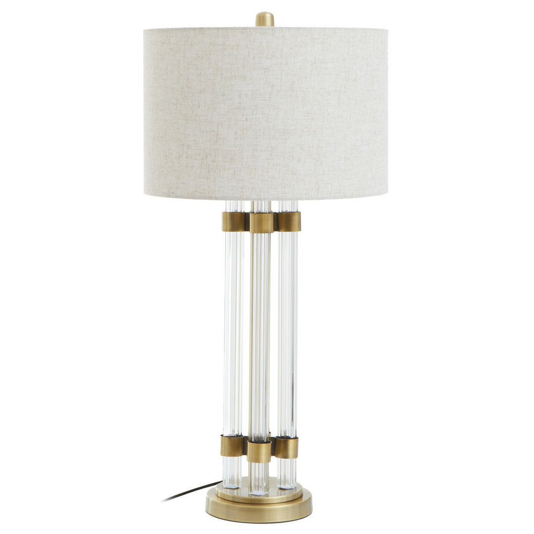 Addelaide 80Cm Clear/Gold Table Lamp
