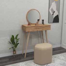 Dresuar Table with Mirror and Drawer Kristina