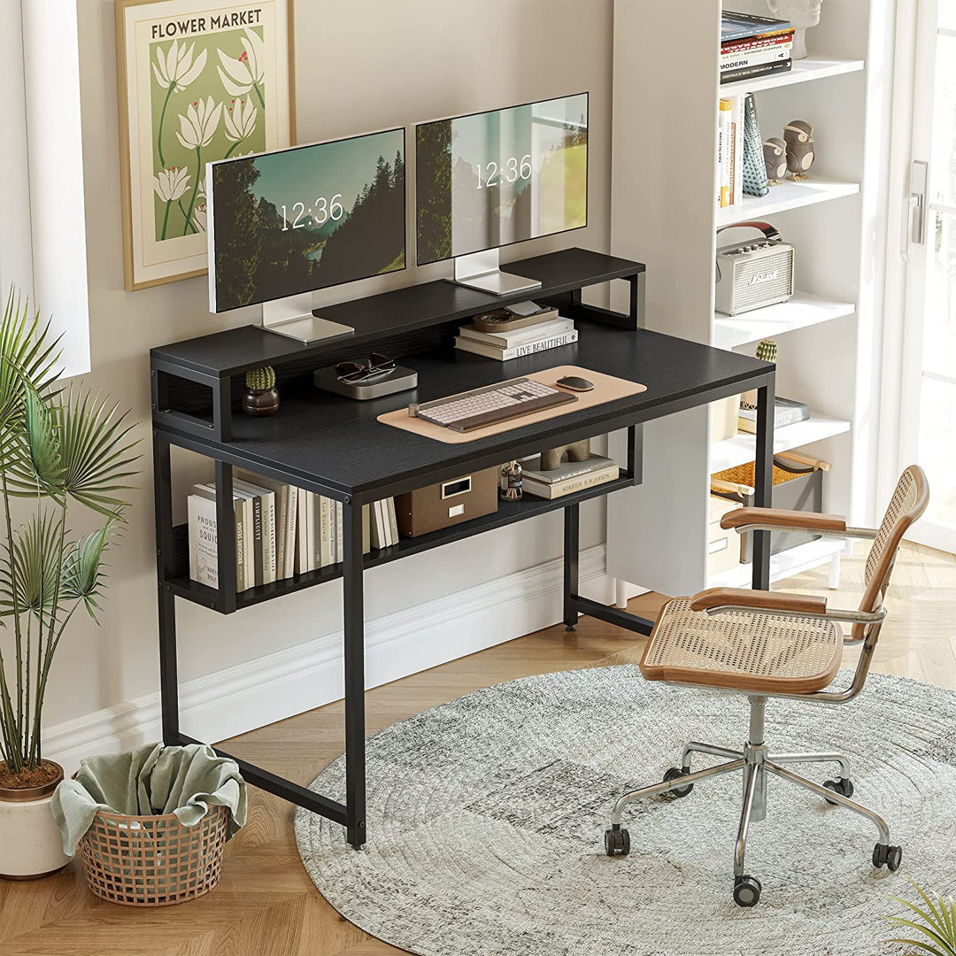 Writing Desk Wayfair Modern Office Chair Aubyn W Rectangular