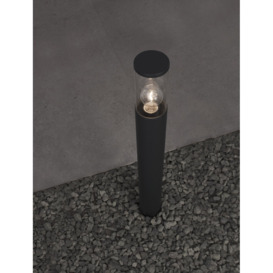 Aavah Dark Grey Metal Bollard Light