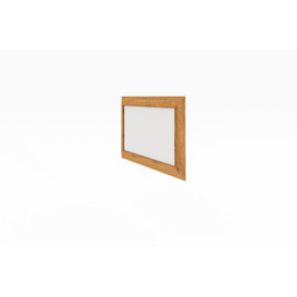 Letona Solid Wood Framed Wall Mounted Bathroom Mirror in Brown