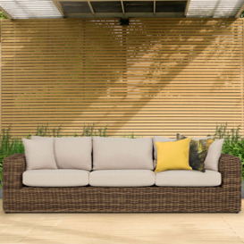Kossowski 270Cm Wide Outdoor Garden Sofa with Cushions