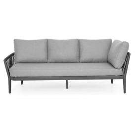 Lerhonda 210Cm Wide Outdoor Garden Sofa with Cushions