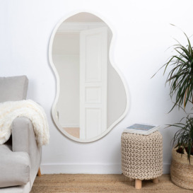 Leonetto Novelty Wood Framed Wall Mounted Accent Mirror in White