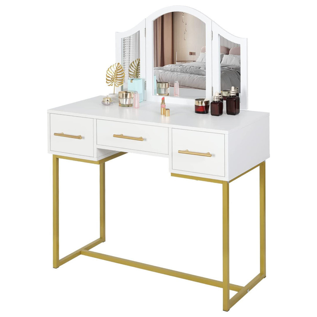 Alloush Dressing Table with Mirror