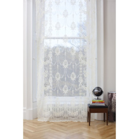 Landgraf Slot Top Sheer Single Curtain