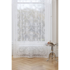 Daisetta Slot Top Sheer Curtain