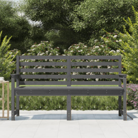 ClassicLiving Garden Bench White 159.5X48x91.5 Cm Solid Wood Pine