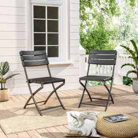 Outdoor Plastic Folding Dining Chairs