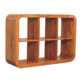 Holmdel 80cm H x 116cm W Solid Wood Cube Bookcase