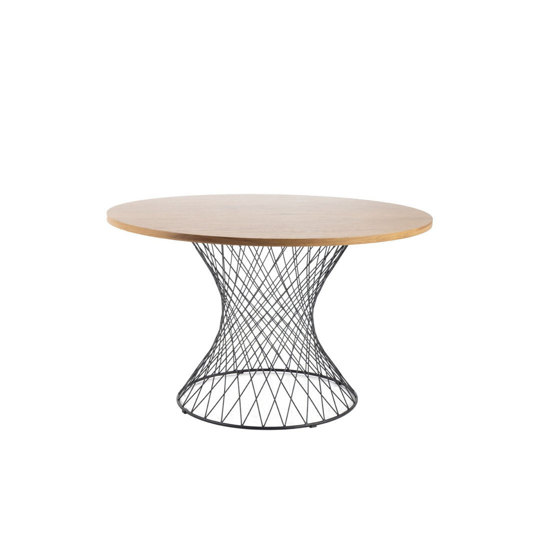 Azelynn 120cm Solid Oak Pedestal Dining Table