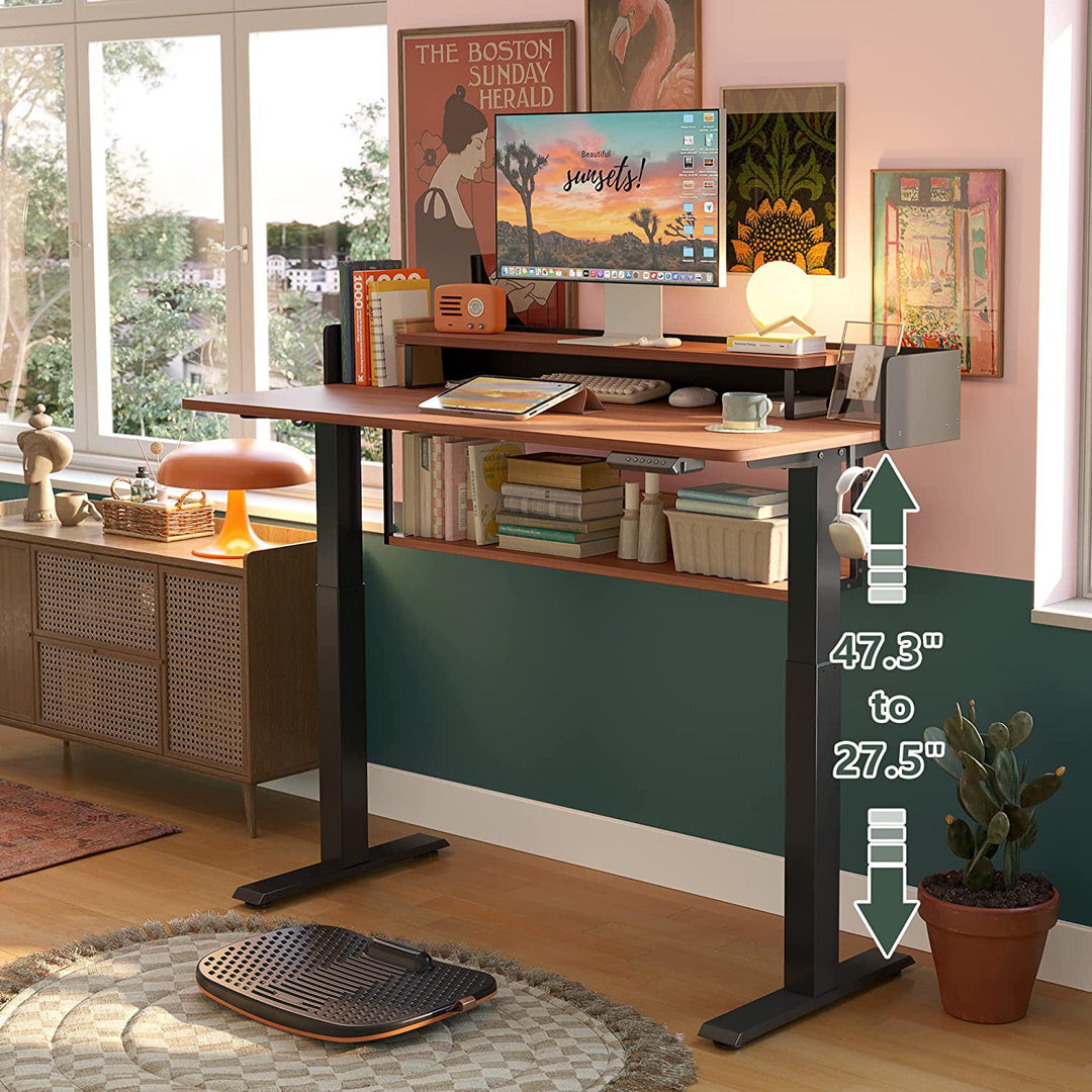 Koedy Height Adjustable Rectangle Standing Desk