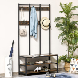 Alance Hall Tree with Bench and Shoe Storage