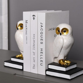 White Owl Bookends