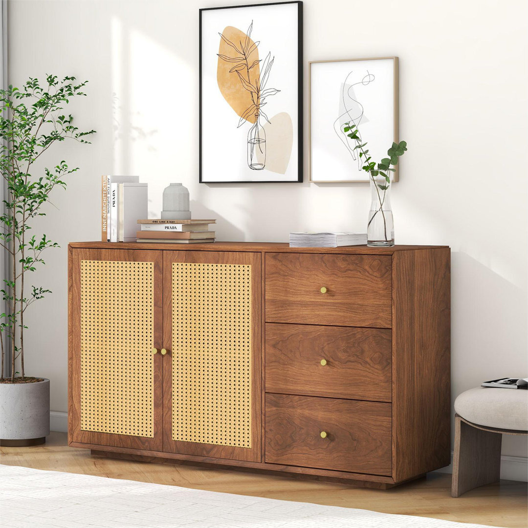 Khue 130cm Wide 3 Drawer Sideboard