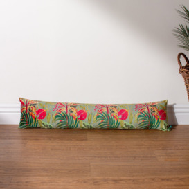 Oddny Floral Bolster Cushion with Filling