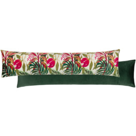Oddny Floral Bolster Cushion with Filling
