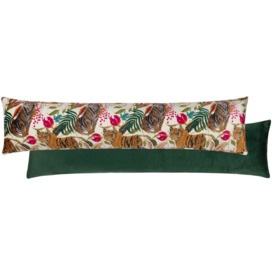 Orcella Floral Bolster Cushion Cover